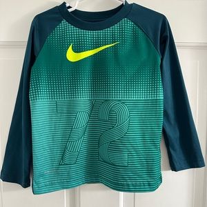 Toddler Nike Dri-Fit long sleeve tee